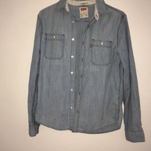 Levi’s washed blue denim long sleeve